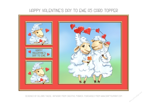 Happy Valentines Day To EWE - Card One