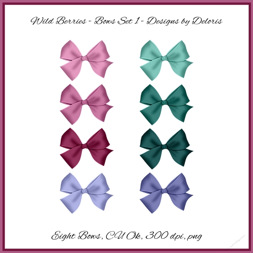 Bows Set 1 (Wild Berries)