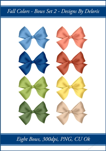 Bows Set 2 (Fall Colors)