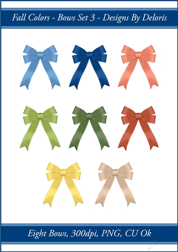 Bows Set 3 (Fall Colors)