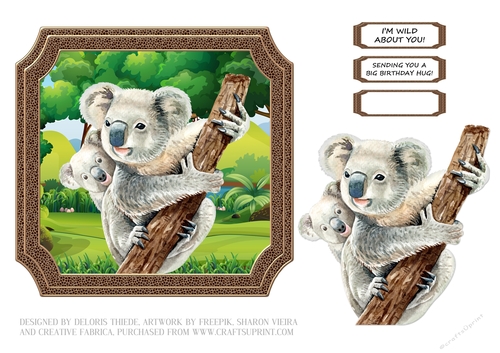 Im Wild About You - Card One