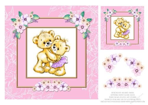 Cute Teddy Bear Topper
