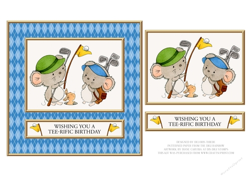 Wishing You A Teerific Birthday (Blue)