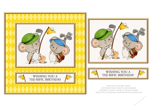 Wishing You A Teerific Birthday (Yellow)