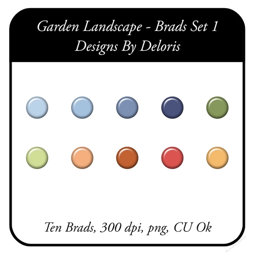 Brads Set 1 (Garden Colors)