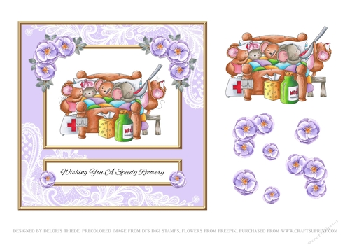 Cute Critters - Speedy Recovery Card Two