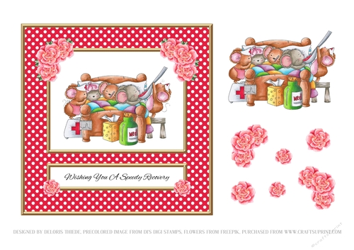 Cute Critters - Speedy Recovery Card Six