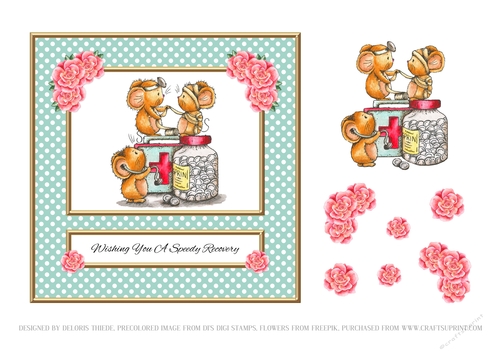 Cute Critters - Speedy Recovery Card Seven