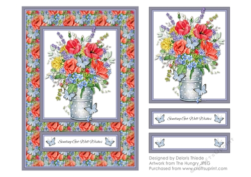 Sending Get Well Wishes Floral Topper