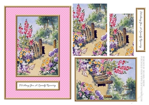 Wishing You A Speedy Recovery - Garden Scene #3