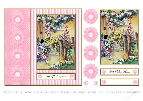 Get Well Soon - Garden Scene #6