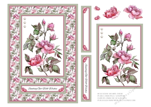 Lovely Roses - Sending Get Well Wishes