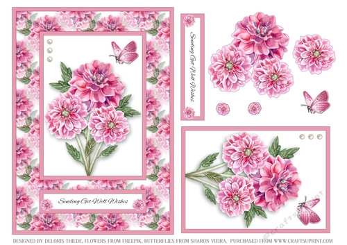 Sending Get Well Wishes Floral Topper