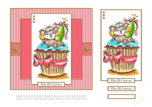Cute Cupcake Birthday/Anniversary Topper