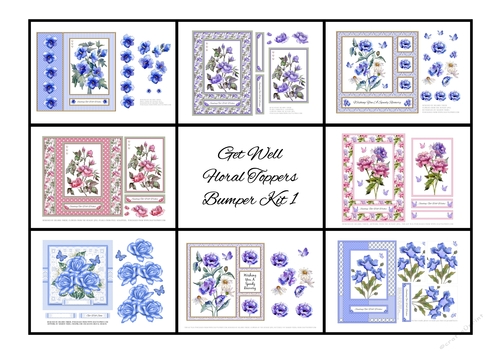 Get Well Floral Toppers Bumper Kit 1
