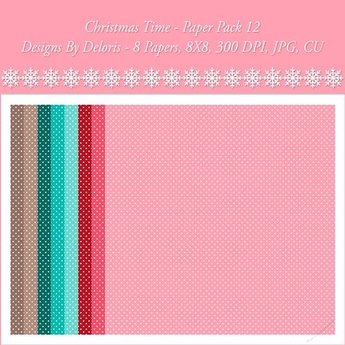 Paper Pack 12 (Christmas Time Colors)