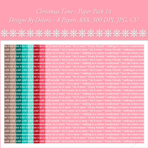 Paper Pack 14 (Christmas Time Colors)