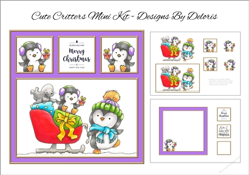 Cute Critters Mini Kit (Purple)