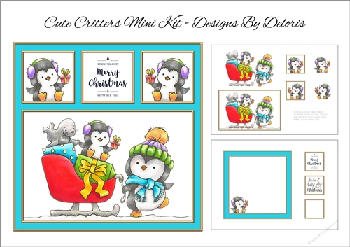 Cute Critters Mini Kit (Blue)