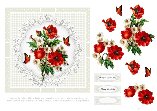 Lovely Vintage Poppies