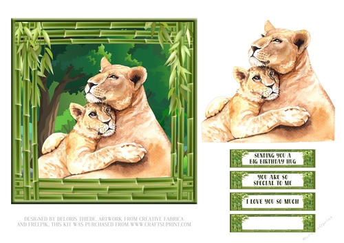 Safari Animals (Card Four)