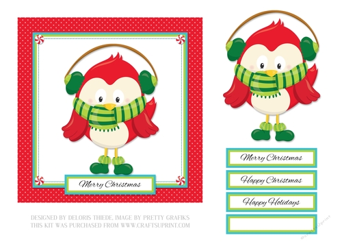 Bundled Up Birdies (Card One)