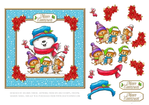 Caroling Cuties (Card One)