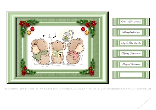 Caroling Cuties (Card One)