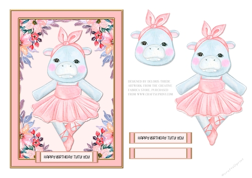 Happy Birthday TUTU You (Card #3)