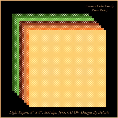Paper Pack 3 (Autumn Color Family)