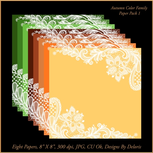 Paper Pack 1 (Autumn Color Family)