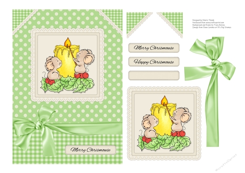Cute Critters Holiday Topper 