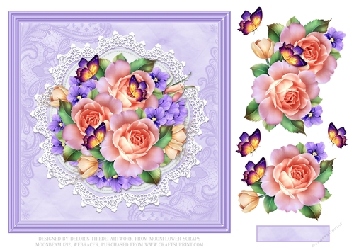 Lovely Watercolor Roses 