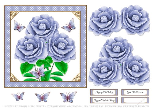 Lovely Camellias (Card One)
