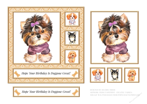 Hope Your Birthday Is Doggone Great (Card One)