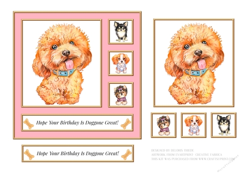 Hope Your Birthday Is Doggone Great (Card Three)
