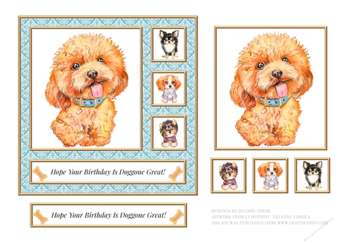 Hope Your Birthday Is Doggone Great (Card Four)