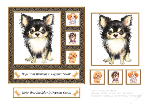 Hope Your Birthday Is Doggone Great (Card Five)