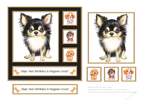 Hope Your Birthday Is Doggone Great (Card Six)
