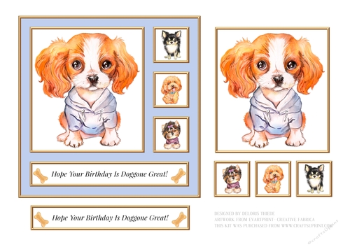 Hope Your Birthday Is Doggone Great (Card Seven)
