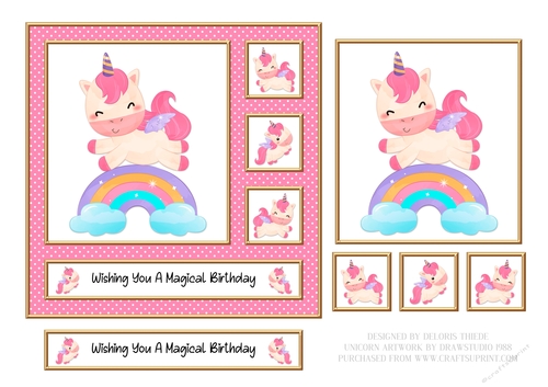 Wishing You A Magical Birthday Unicorn 
