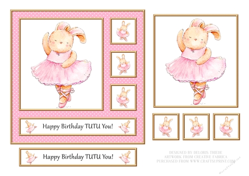 Happy Birthday TUTU You (Card One)
