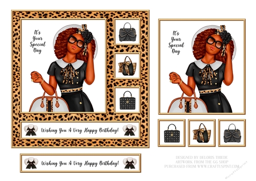 Ethnic Ladies Birthday (Card Three)