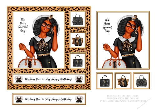 Ethnic Ladies Birthday (Card Four)