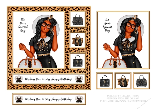 Ethnic Ladies Birthday (Card Five)