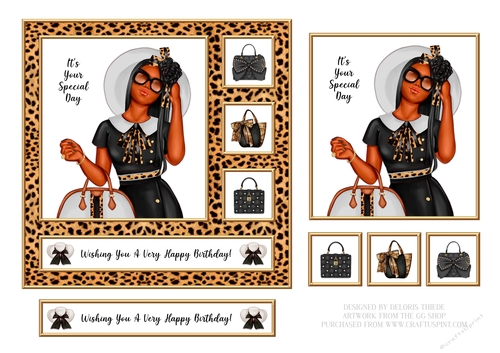 Ethnic Ladies Birthday (Card Six)