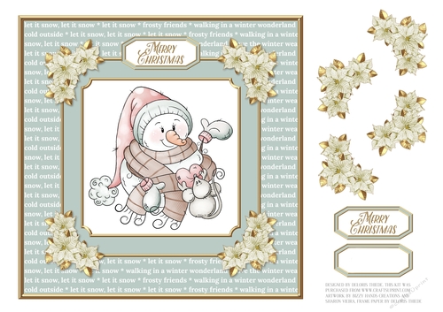 Cute Snowlady (Card One)