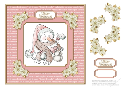 Cute Snowlady (Card Two)