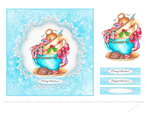 Cute Critters Holiday Topper #1