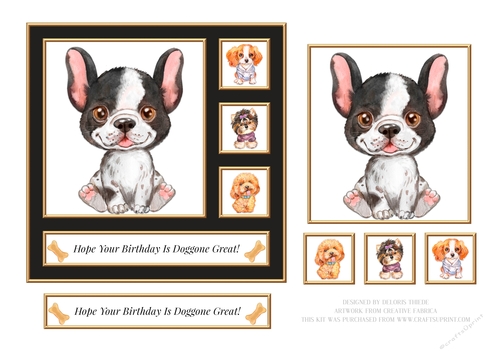 Doggone Great Birthday (Card Three)